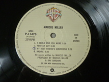 Marcus Miller ライナー付属 ダンサブル DISCO SOUL 名盤 LP Unforgettable / Is There Anything I Can Do / Perfect Guy 収録　試聴_画像5