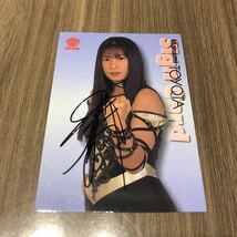 全女プロレスカード 豊田真奈美 サインカード_画像1