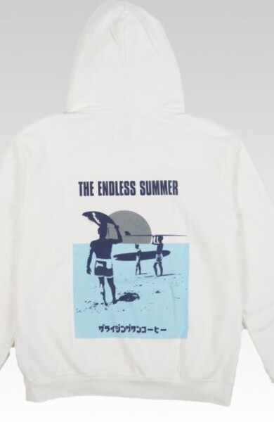 XLサイズ TRSC×ENDLESS SUMMER オリジナルHOODIE ブルー ザライジングサンコーヒー