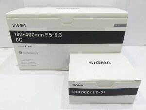 【 USBドック付き 】SIGMA Contemporary 100-400mm F5-6.3 DG OS HSM +USB DOCK UD-01 ニコン用 説明書：元箱付 [管GF633