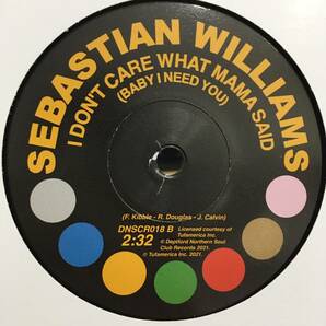 新品 7” Sebastian Williams - Get Your Point Over ★ レコード アナログ オルガンバー サバービア フリーソウル funk45 muro kiyo kocoの画像2