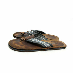 s#[25.5cm degree ] Clarks /CLARKS beach sandals # tea /MENS/60[ used ]