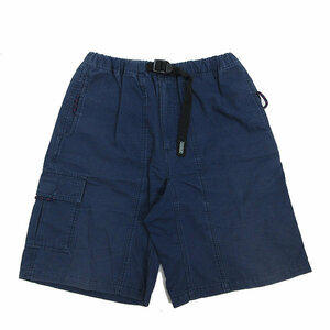 k# Aigle /AIGLE climbing shorts / shorts [L] navy blue /MENS#147[ used ]