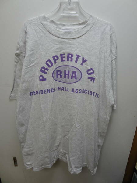 全国送料無料 アメリカ USA古着 80-90年代 GILDAN RHA プリント メンズ Tシャツ XL