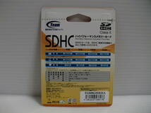 未使用・未開封品　SDHCカード　Team　8GB　class6　送料63円～　SDカード メモリーカード_画像2