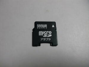 SANWA microSD-miniSD conversion adaptor postage 63 jpy ~ awareness has confirmed memory card Mini SD card SD card 