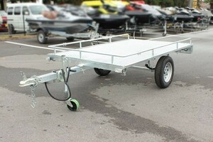  new car REX TRAILER Rex trailer light multipurpose trailer frame attaching model * preliminary inspection attaching JBTKF18 Flat multi trailer 