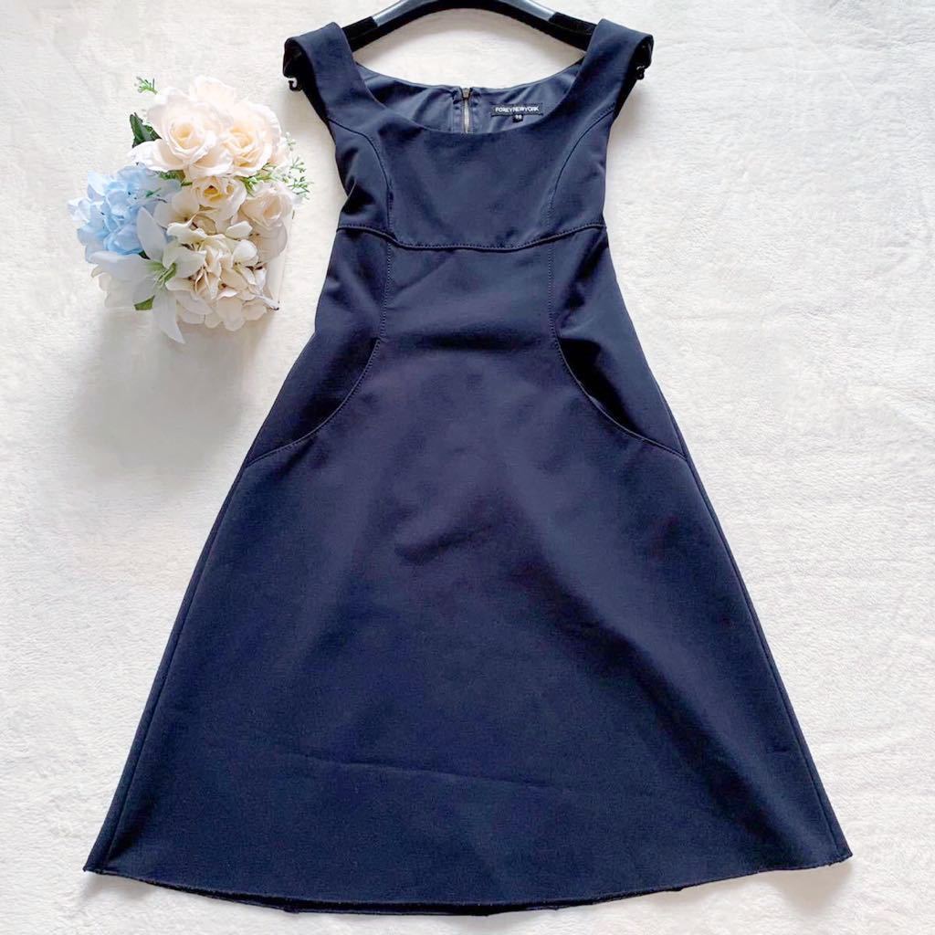 ヤフオク! -「フォクシー ワンピース 38 ネイビー」(女性用 ...