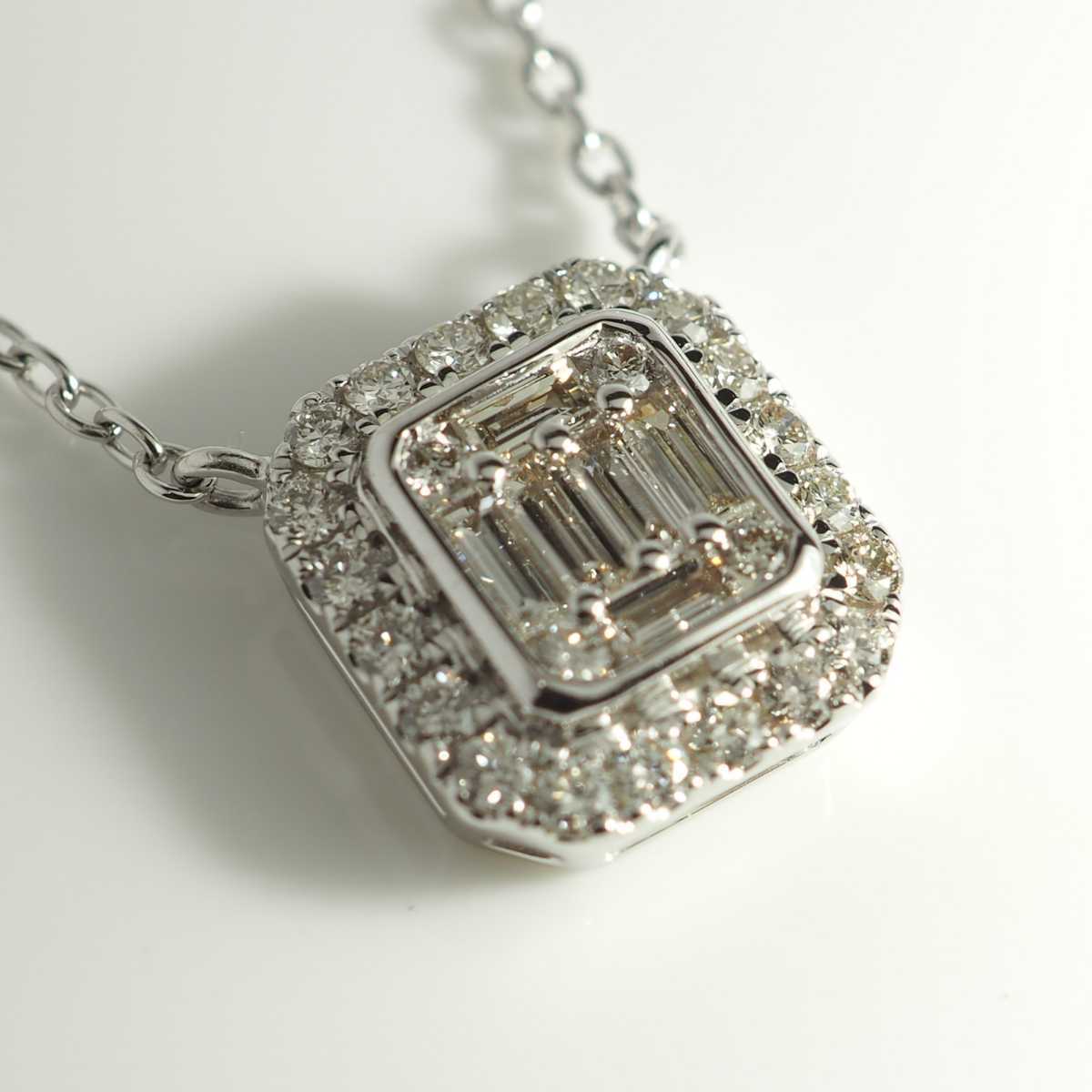 再再再..販 【K18 / D0.03ct】ネックレストップ チャーム ダイヤ