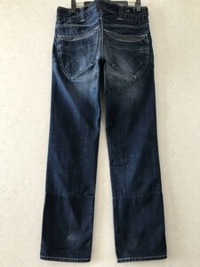 ※ LEVI'S リーバイス 504 サイドシンチ ロールアップ ベイカー デニムパンツ 濃紺 30 　　　　　　　　　　　　　　 BJBJ.D