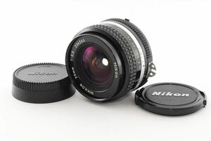 極上完動品 Nikon Ai-S NIKKOR 20mm F3.5 MF Ultra Wide Lens 単焦点 超広角 レンズ / ニコン F Mount 動作良好 #060668