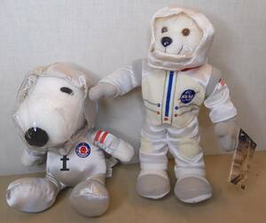 【USA★NASA & SNOOPY★ナサ&スヌーピー】アストロノーツ／宇宙飛行士★プロモMetlife非売品★2004年テディベアぬいぐるみ／タグ付き