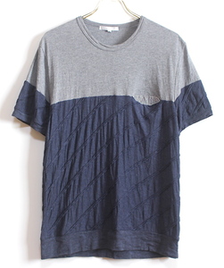 DISCOVERED バイカラー Tシャツ（2）ディスカバード 日本製 ポケT