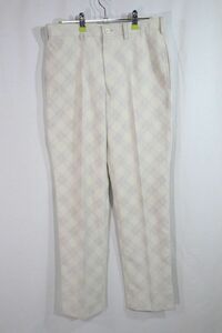 [Used]ISSEY MIYAKE MAN Issey Miyake men made in Japan Old check pattern strut pants dome stick archive S rank #ET22F0153