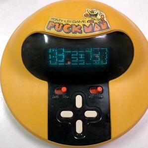 レトロゲーム機 パックマン PUCK MAN 前期表記 電子ゲーム機 LSIゲーム トミー製 ゲームウォッチ 中古品の画像1