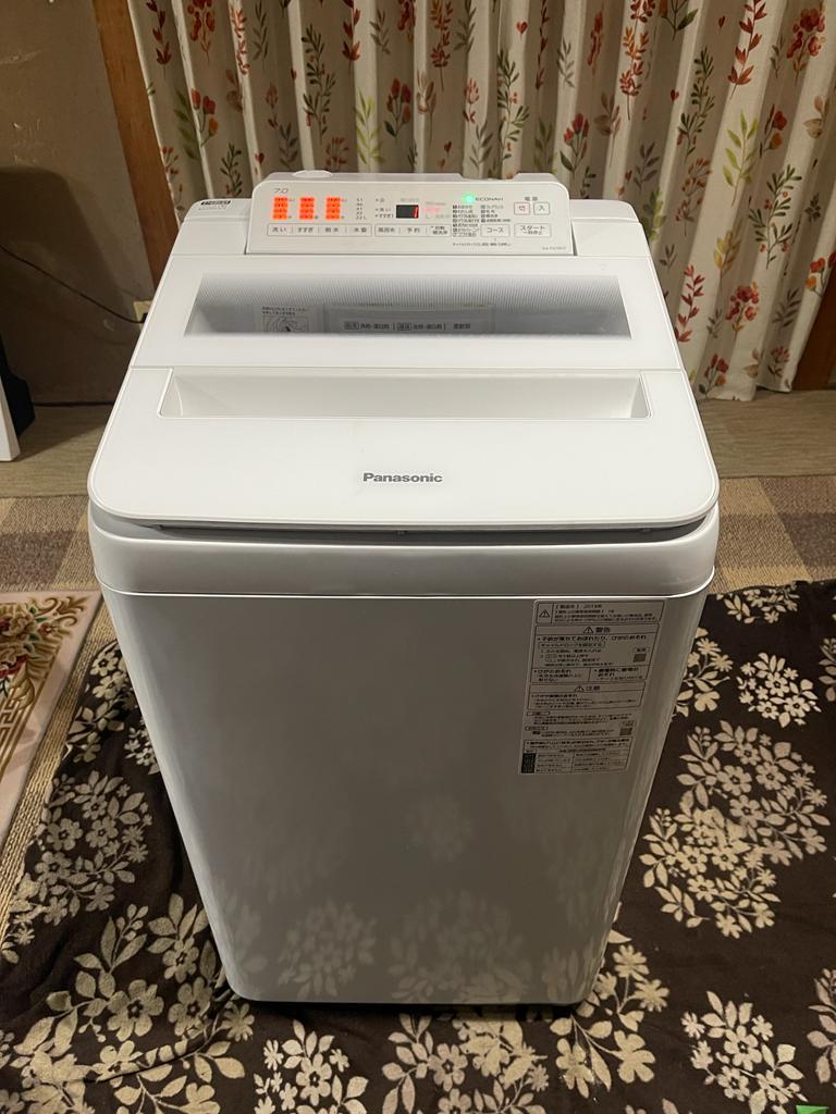 春色3カラー✧ Panasonic 洗濯機 7.0kg NA-FA70H7 2019年製 - 洗濯機