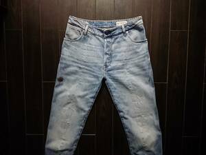 G-STAR RAW♪LANK 3D TAPERED♪RESTORED♪ジースター♪立体裁断♪経年加工♪W30 L32♪D04148 9436 8970