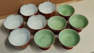 ★高足皿 台皿 H7㎝ 10客 和食器 日本 和風 居酒屋 陶器 丸皿