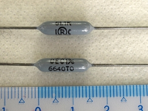 即決 IRC 51.1KΩ 1/2W 1% 2本 同軸リード カーボン皮膜 抵抗