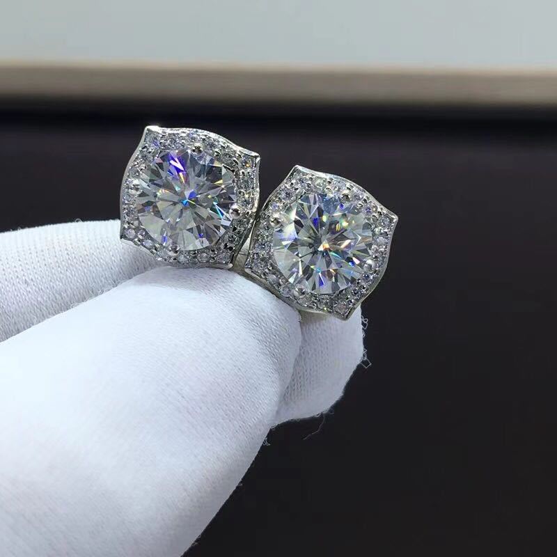 newデザイン】おしゃれ モアサナイト ピアス K18YG - greatriverarts.com