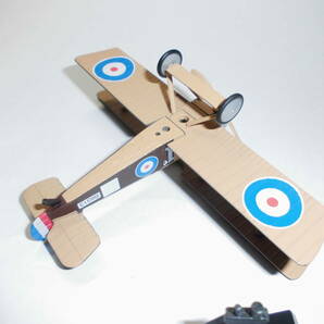 Ql870 Metal die-cast Sopti Camel F.1 British Air Force Brown 1/63 ソッピース キャメル イギリス空軍 複葉戦闘機 フィギュア 模型の画像8