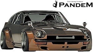 [M's] Nissan Fairlady Z 240Z (S30Z) PANDEM широкий корпус комплект 5 пункт (F+FB+FF+RF+W)||FRP производства HachiRoku TRA Kyoto хлеб tem обвес 