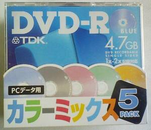 TDK DVD-R 2 скоростей 5 листов комплект местного производства 