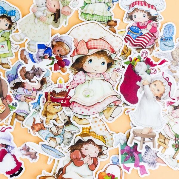 値下げ カントリー 海外 女の子ステッカー 16枚 新品未使用