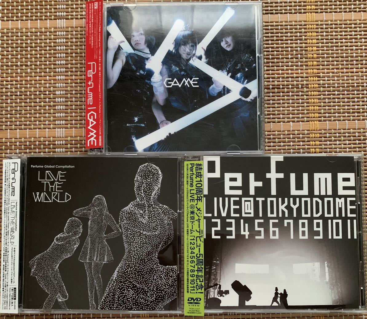 受賞店舗】 Perfume パフューム まとめ売り CD DVD ブルーレイ 75点 