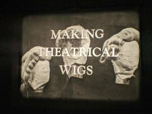 16 millimeter theater for wig. making person university made UCLA (1951 year ) film rare 