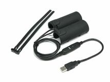 OPMID製 クリップグリップヒーター USB接続 5V2A/コントローラー付き 適合：FIスーパーカブ50(AA01)_画像1