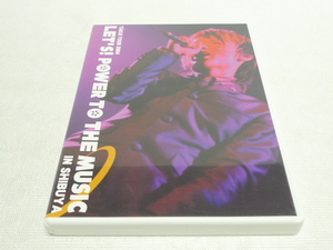 DVD★　中島卓偉 TAKUI TOUR 2004 LET'S! POWER TO THE MUSIC IN SHIBUYA　★