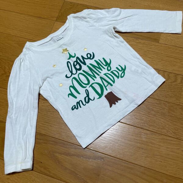 オールドネイビー 80相当 クリスマス 12〜18M クリスマスツリー 長袖Tシャツ ロンT