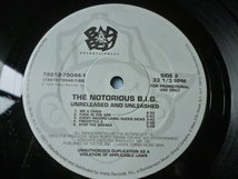 Notorious B.I.G. / Unreleased And Unleashed 試聴可 超DOPE HIPHOP 12EP Something Big / Real Niggaz / Me & Craig / B.I.G. (Remix)_画像2