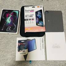 1円スタート　iPad Pro 11インチ　1TB スペースグレイ SIMフリーCellular Wi-Fi COMBO TOUCH ペン　箱完品　保護フィルム　ケース付き_画像1