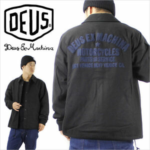 DEUS EX MACHINA デウス エクス マキナ VENICE WOOL COACH JKT ブラック 未使用 M 定価32400円