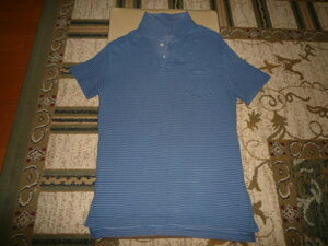 Gap 半袖シャツ　Ｍサイズ　青ストライプ柄