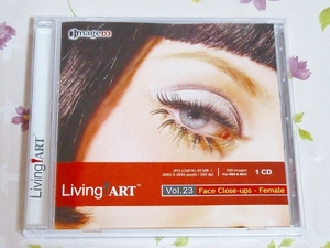 v/写真素材集 imageDJ Living ART vol.23 Face Close-ups- Female 顔 女 唇 まつ毛 目