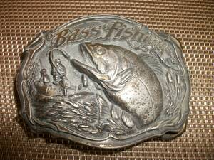 *[ super-discount ]USA Vintage BassFishing 1820 buckle secondhand goods free shipping cheap!!