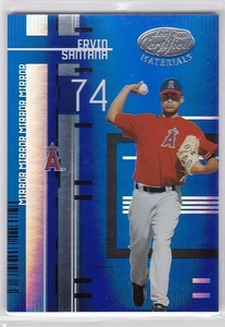 2005Leaf Certified MIRROR BLUE #161 Ervin Santana 11/50