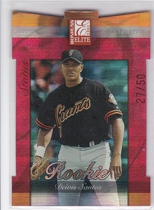 2002Donruss ELITE 50枚限定パラレル #197 Deivis Santos 27/50