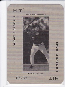 2005 Throwback Threads #PG-10 Khalil Greene 06/35