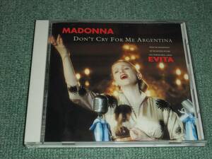 ★即決★CD【ドント・クライ・フォー・ミー・アルゼンチーナ/Evita (Related Recordings) マドンナ】■