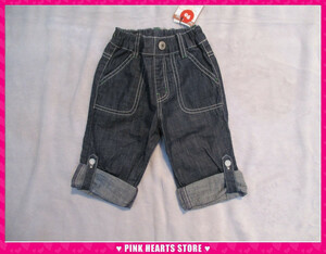  new goods Kids *Donkey Jossy( Donkey josi-) roll up Denim 90cm 06-2701