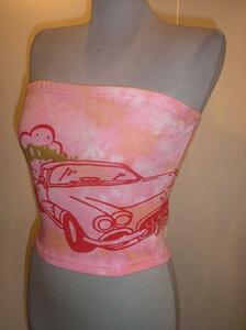  new goods lady's * price cut!! tube top pink M size 14-16183