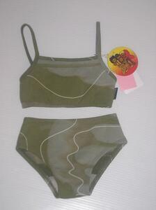  new goods Kids *la start bikini swimsuit Thai large khaki 100cm