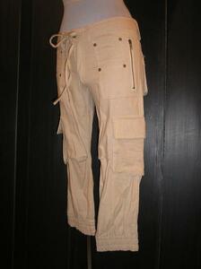  new goods lady's * price cut!! cargo 7 minute pants M size 44-2173