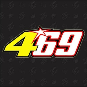 海外　限定品　送料込み バレンティーノ・ロッシ　MotoGP　46 ステッカー 60