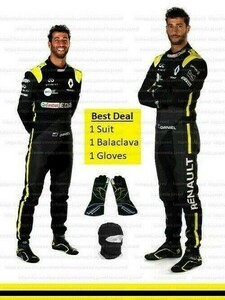 海外　限定品　送料込み ダニエル・リカルド F1 Daniel Ricciardo 2022 レーシングスーツ　グローブ　セット 　サイズ各種　レプリカ　3