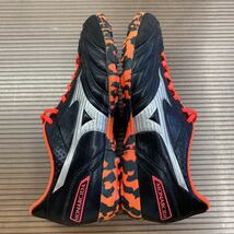 【サイズ24.0㎝】MIZUNO ＊ ミズノ ■ MONARCIDA フットサルシューズ モナルシーダ FS TF ユニセックス ブラック×オレンジ(蛍光)_画像8